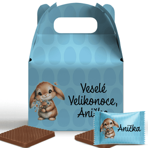 #408 Mini čokoládky v krabičce s vlastním textem