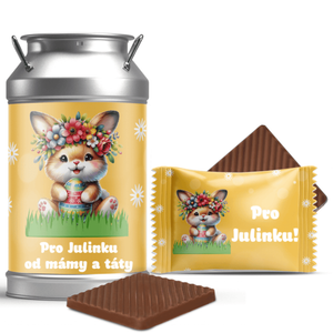 #709 Mini čokoládky v dózičce s vlastním textem
