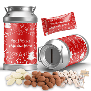 Oříšky v čokoládě v dózičce s vlastním designem