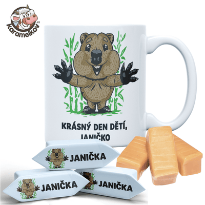 #304 KARAMELKY V HRNEČKU S VLASTNÍM TEXTEM