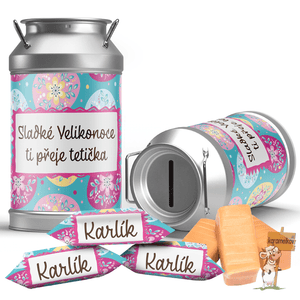 Karamelky v dózičce s vlastním textem #080