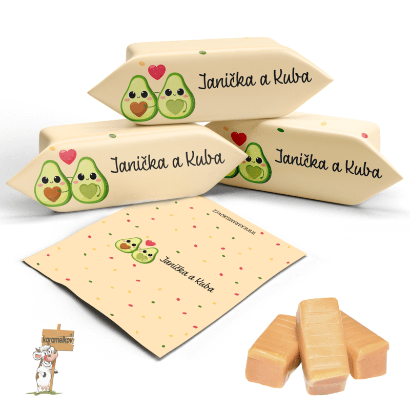 #416 KARAMELKY S VLASTNÍM TEXTEM