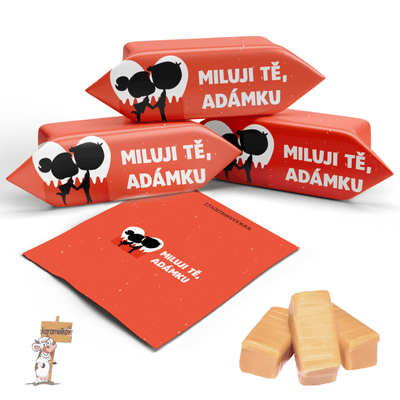 #402 KARAMELKY S VLASTNÍM TEXTEM
