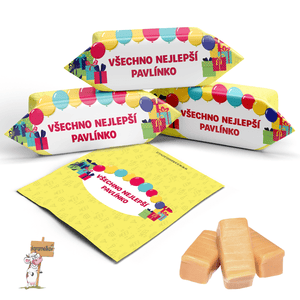 #051 KARAMELKY S VLASTNÍM TEXTEM