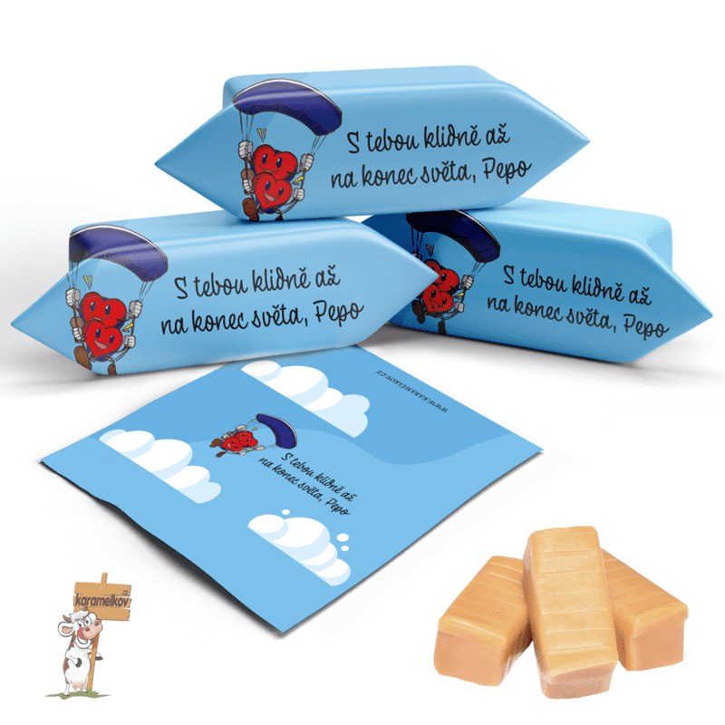 #405 KARAMELKY S VLASTNÍM TEXTEM