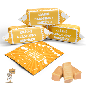 #054 KARAMELKY S VLASTNÍM TEXTEM