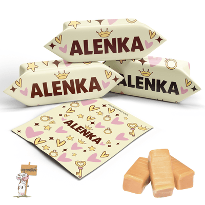 #745 KARAMELKY S VLASTNÍM TEXTEM
