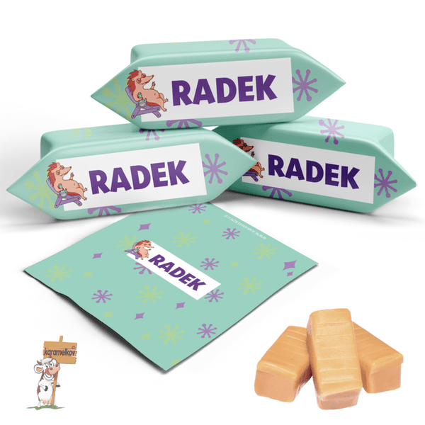 #750 KARAMELKY S VLASTNÍM TEXTEM