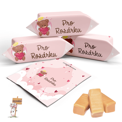 #408 KARAMELKY S VLASTNÍM TEXTEM