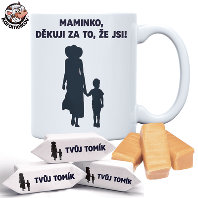 #308 KARAMELKY V HRNEČKU S VLASTNÍM TEXTEM