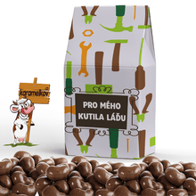 #012 Oříšky v čokoládě v krabičce 100g