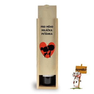 #002 Dřevěný box na víno