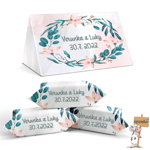 #011 KARAMELKY NA SVATBU V malé KRABIČCE (po 3 kusech)