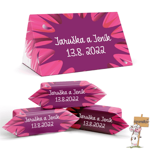 #013 KARAMELKY NA SVATBU V malé KRABIČCE (po 3 kusech)