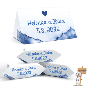 #015 KARAMELKY NA SVATBU V malé KRABIČCE (po 3 kusech)